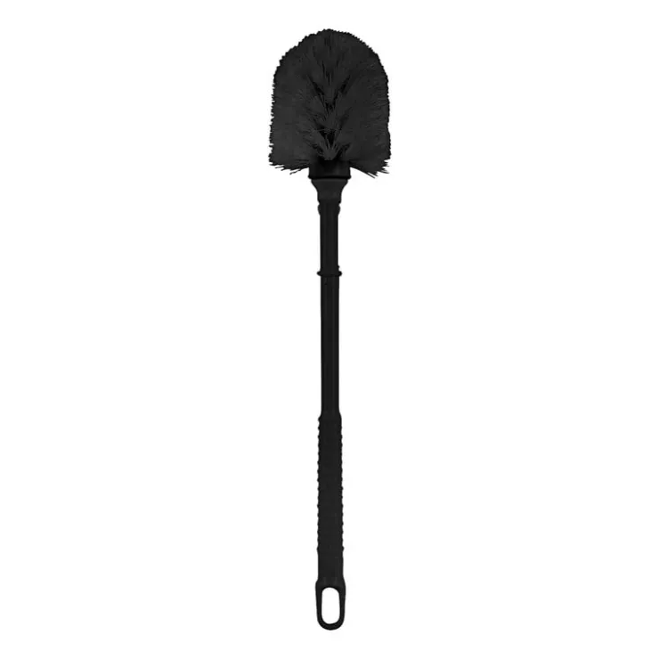 Xenos Toiletborstel basic - zwart - 40 cm- Toiletborstels