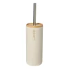Xenos Toiletborstel sand - beige - ø10.3x38.5 cm- Toiletborstels