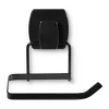 Xenos Toiletpapier houder easy lock - zwart - 12x9x10 cm- Toiletrolhouders