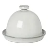Xenos Toscane botervloot - grijs - ø12x9 cm- Botervloten