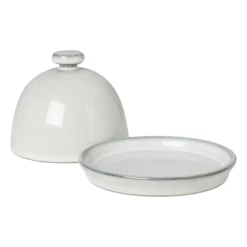Xenos Toscane botervloot - grijs - ø12x9 cm- Botervloten