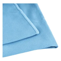 Xenos Travel-/sporthanddoek - blauw - 110x175 cm- Reishanddoeken