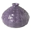 Xenos Vaas bubbels mini - ø10.5x7.8 cm - paars- Vazen|Vazen