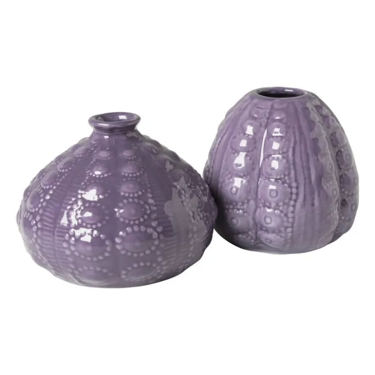 Xenos Vaas bubbels mini - ø9.5x9 cm - paars- Vazen|Vazen