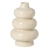 Xenos Vaas drielaags - beige - ø15.5x25.5 cm- Vazen|Vazen
