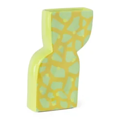 Xenos Vaas giraf - groen - 22x4.3x5.2 cm- Vazen|Vazen