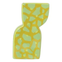 Xenos Vaas giraf - groen - 22x4.3x5.2 cm- Vazen|Vazen