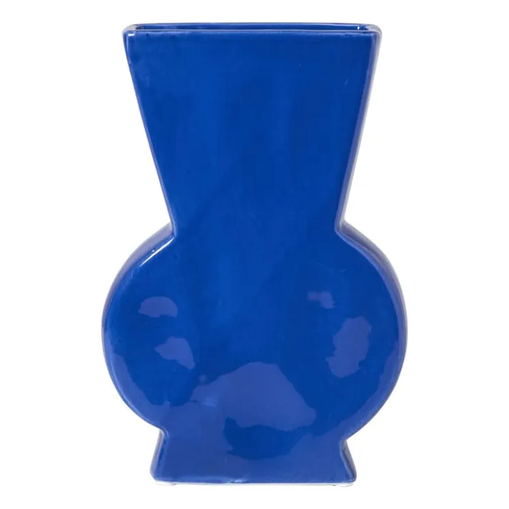 Xenos Vaas giraf - groen/blauw - 22.8x15.5x5.2 cm- Vazen|Vazen