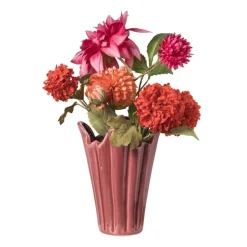 Xenos Vaas tulp - rood - ø14.5x20.5 cm- Vazen|Vazen