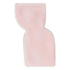Xenos Vaas zebra - roze - 22x14.4x5.2 cm- Vazen|Vazen