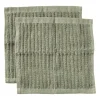 Xenos Vaatdoekjes - groen - 20x20 cm - set van 2- Schoonmaakdoekjes