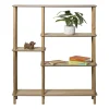 Xenos Vakkenkast Scandi hoog - naturel - 140x120x30 cm- Vakkenkasten