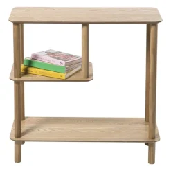 Xenos Vakkenkast Scandi laag - naturel - 75x75x30 cm- Vakkenkasten