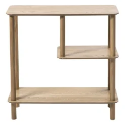 Xenos Vakkenkast Scandi laag - naturel - 75x75x30 cm- Vakkenkasten