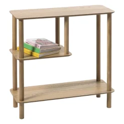 Xenos Vakkenkast Scandi laag - naturel - 75x75x30 cm- Vakkenkasten