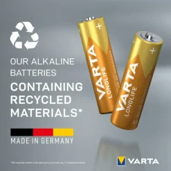 Varta longlife AA batterijen - set van 10- Batterijen