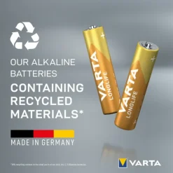 Varta longlife AAA batterijen - set van 10- Batterijen