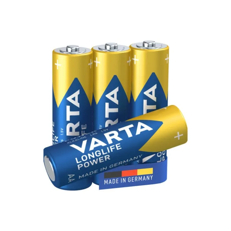 Varta longlife power AA batterijen - set van 4- Batterijen