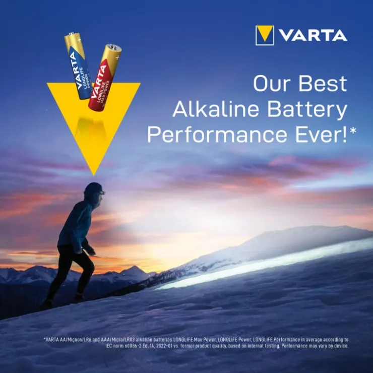 Varta longlife power AAA batterijen - set van 4- Batterijen