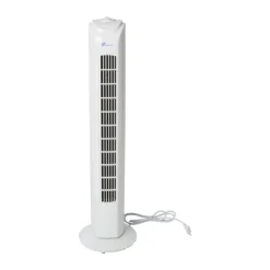 Xenos Ventilator toren - wit - 81x22x22 cm- Ventilatoren