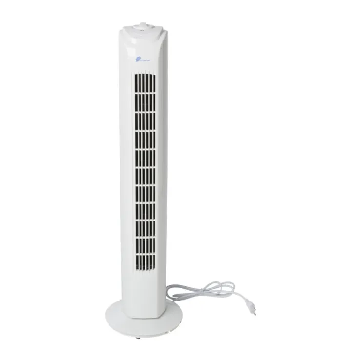 Xenos Ventilator toren - wit - 81x22x22 cm- Ventilatoren