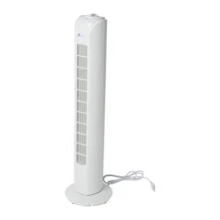 Xenos Ventilator toren - wit - 81x22x22 cm- Ventilatoren