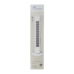 Xenos Ventilator toren - wit - 81x22x22 cm- Ventilatoren