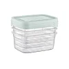 Xenos Vershoudbakjes - 120 ml - set van 3- Bewaardozen