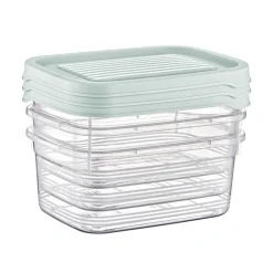 Xenos Vershoudbakjes - 500 ml - set van 3- Bewaardozen
