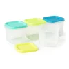 Xenos Vershoudbakjes van plastic - 150 ml - set van 4- Bewaardozen