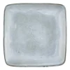 Xenos Vierkant bord Toscane - lichtblauw - 20x20 cm- Borden
