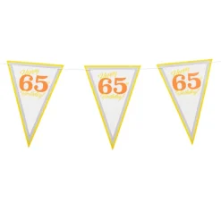 Xenos Vlaggenlijn 65 jaar - 10 m- Vlaggenlijnen|Verjaardagen