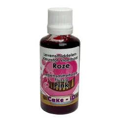 Xenos Vloeibare kleurstof - roze - 50 ml- Babyshower|Kleurstoffen