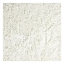Xenos Vloerkleed fluffy - wit - 120x180 cm- Vloerkleden