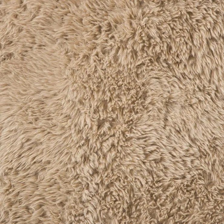 Xenos Vloerkleed fluffy ovaal - bruin - 120x180 cm- Vloerkleden
