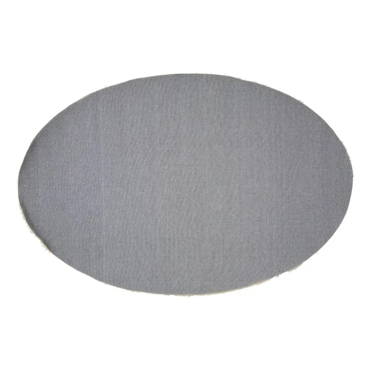 Xenos Vloerkleed fluffy ovaal - bruin - 120x180 cm- Vloerkleden