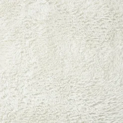 Xenos Vloerkleed fluffy ovaal - wit - 120x180 cm- Vloerkleden