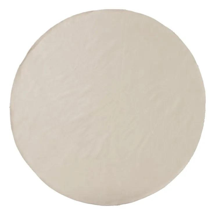 Xenos Vloerkleed fluffy rond - roze - ø120 cm- Vloerkleden