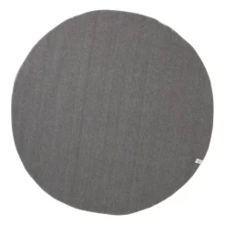 Xenos Vloerkleed fluffy rond - wit - ø120 cm- Vloerkleden