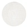 Xenos Vloerkleed native - wit - ø120 cm- Vloerkleden