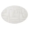 Xenos Vloerkleed native ovaal - wit - 120x180 cm- Vloerkleden