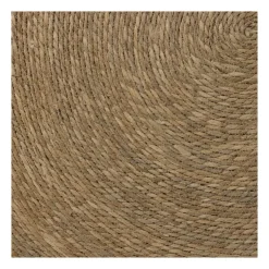 Xenos Vloerkleed riet - bruin - ø120 cm- Vloerkleden