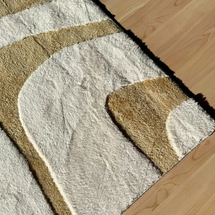 Xenos Vloerkleed sherpa - beige - 120x180 cm- Vloerkleden