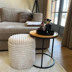 Xenos Vloerkleed wave - wit - 120x180 cm- Vloerkleden