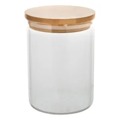 Xenos Voorraadpot bamboe deksel - 750 ml- Voorraadpotten