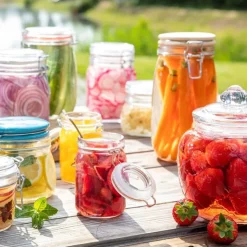 Xenos Voorraadpot Fido met klemdeksel - 1 liter- Voorraadpotten