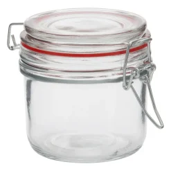 Xenos Voorraadpot klemdeksel - rond - 200 ml- Voorraadpotten