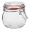 Xenos Voorraadpot klemdeksel - rond - 400 ml- Voorraadpotten