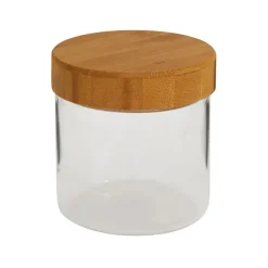 Xenos Voorraadpot met bamboe deksel - 600 ml- Voorraadpotten