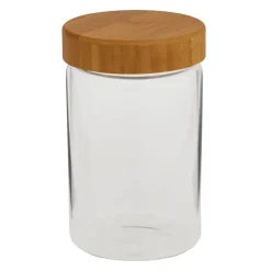 Xenos Voorraadpot met bamboe deksel - 900 ml- Voorraadpotten